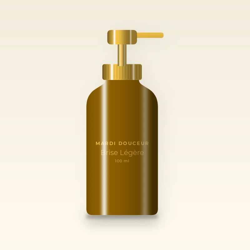 Shampooing éclat Brise Légère – Mardi Douceur, flacon-pompe 100 ml