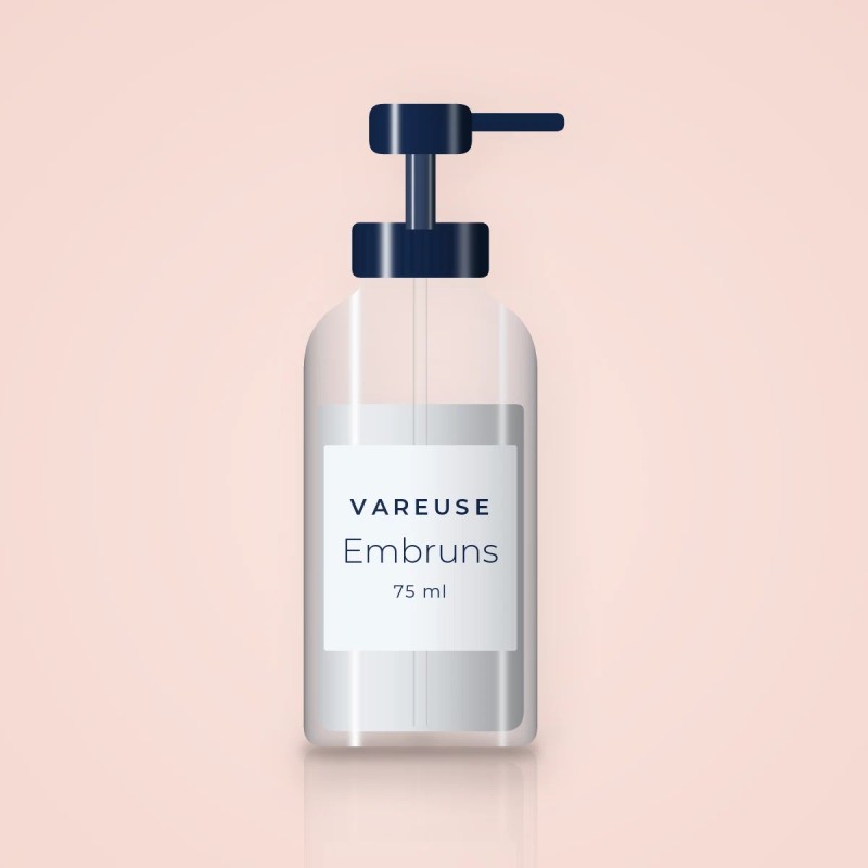 Soin visage Embruns au charbon végétal – Vareuse, flacon-pompe 75 ml