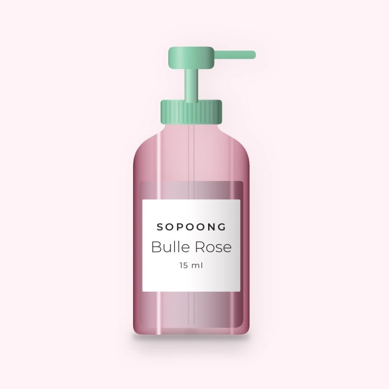 Sérum perfecteur Bulle Rose – Sopoong, flacon-pompe 15 ml