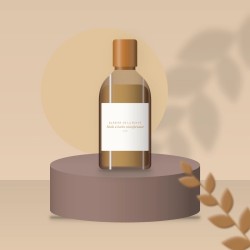 Huile à barbe réconfortante à la grenade – Barbier de la Butte, photo d'ambiance