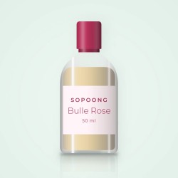 Huile corps Bulle Rose éclat – Sopoong, flacon 50 ml
