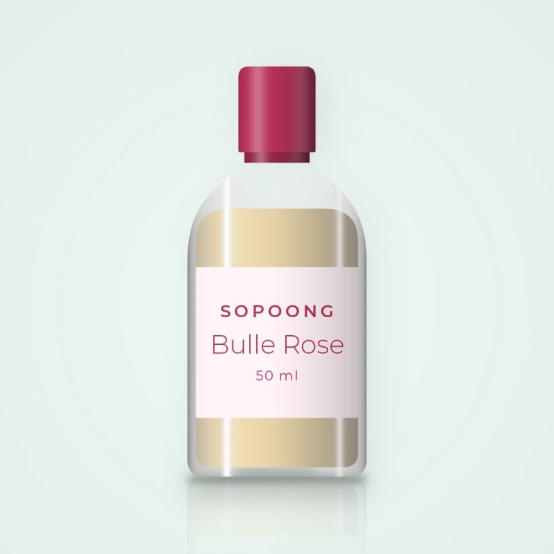Huile corps Bulle Rose éclat – Sopoong, flacon 50 ml