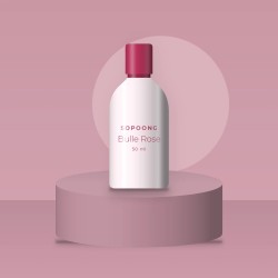 Huile corps Bulle Rose éclat – Sopoong, photo d'ambiance