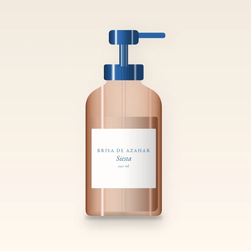 Crème coiffante Siesta à l'aloe vera – Brisa de Azahar, flacon-pompe 250 ml