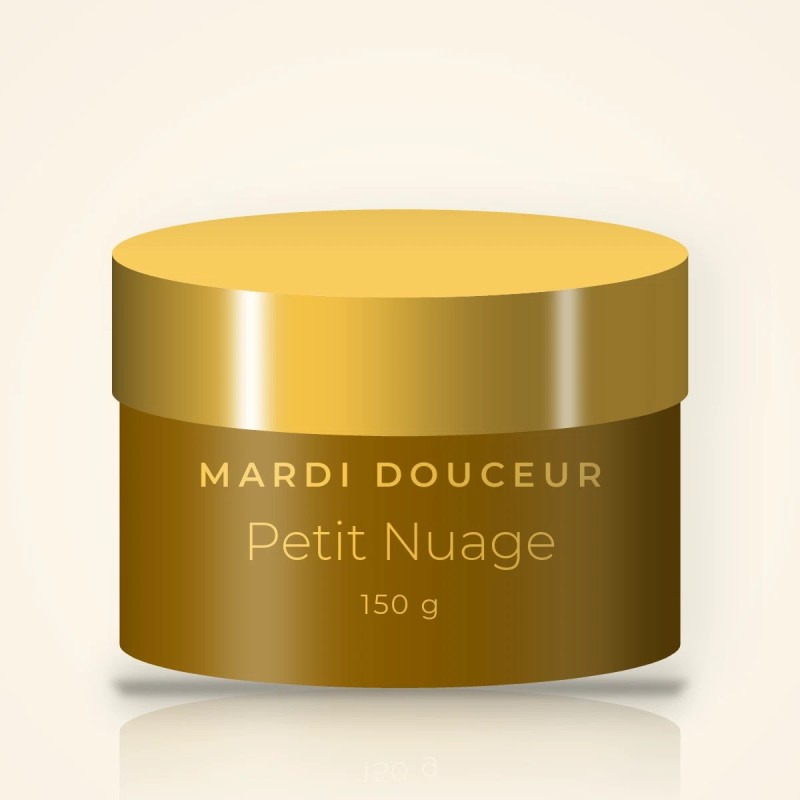 Gommage corps Petit Nuage à l'huile d'argan – Mardi Douceur, pot 150 g