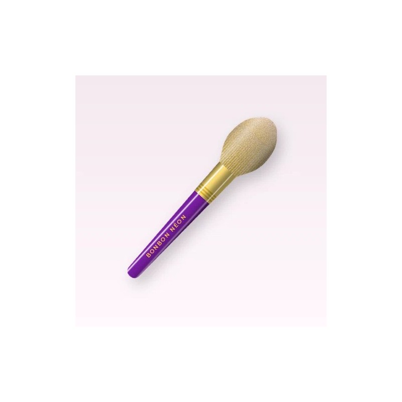 Pinceau nomade aux fibres souples – Bonbon Néon, vue de face
