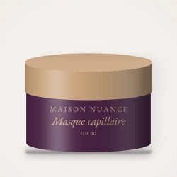 Masque capillaire hydratation intense au beurre de cacao – Maison Nuance, pot 150 ml