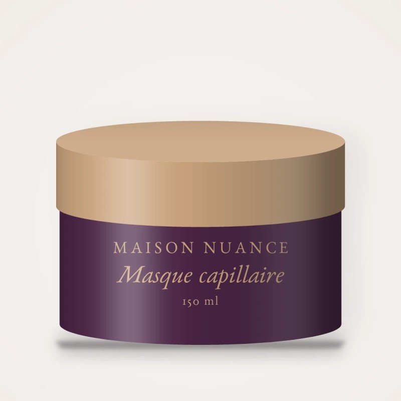 Masque capillaire hydratation intense au beurre de cacao – Maison Nuance, pot 150 ml