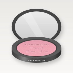Blush Forêt Blanche à l'huile de framboise – Yukimori, boîtier 4 g, teinte 02 Rose tendre
