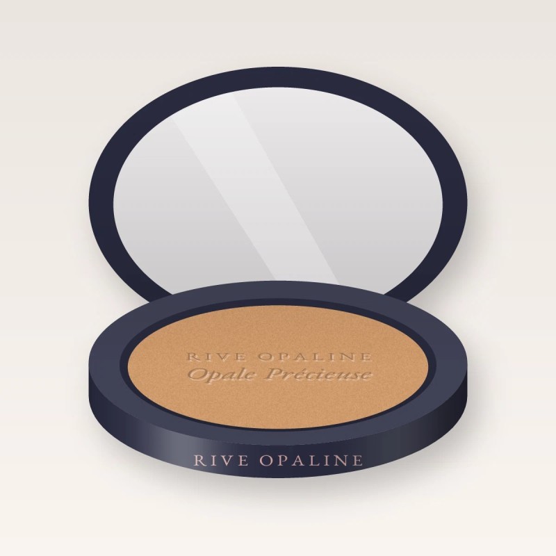 Terre de soleil Opale Précieuse résistante à l'eau – Rive Opaline, boîtier 15 g, teinte 03 Blond doré