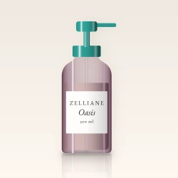Shampooing hydratation intense Oasis – Zelliane, flacon-pompe 500 ml