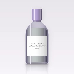 Gel douche douceur à l'aloe vera – Carnet d'Iris, flacon 100 ml