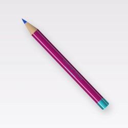 Eyeliner ultra-précis à la camomille – Chromalie, crayon 0,3 g, teinte Bleu électrique