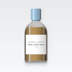 Huile à barbe douce au vétiver – Mélèze & Givre, flacon 50 ml