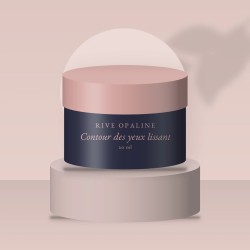 Contour des yeux lissant à l'aloe vera – Rive Opaline, photo d'ambiance
