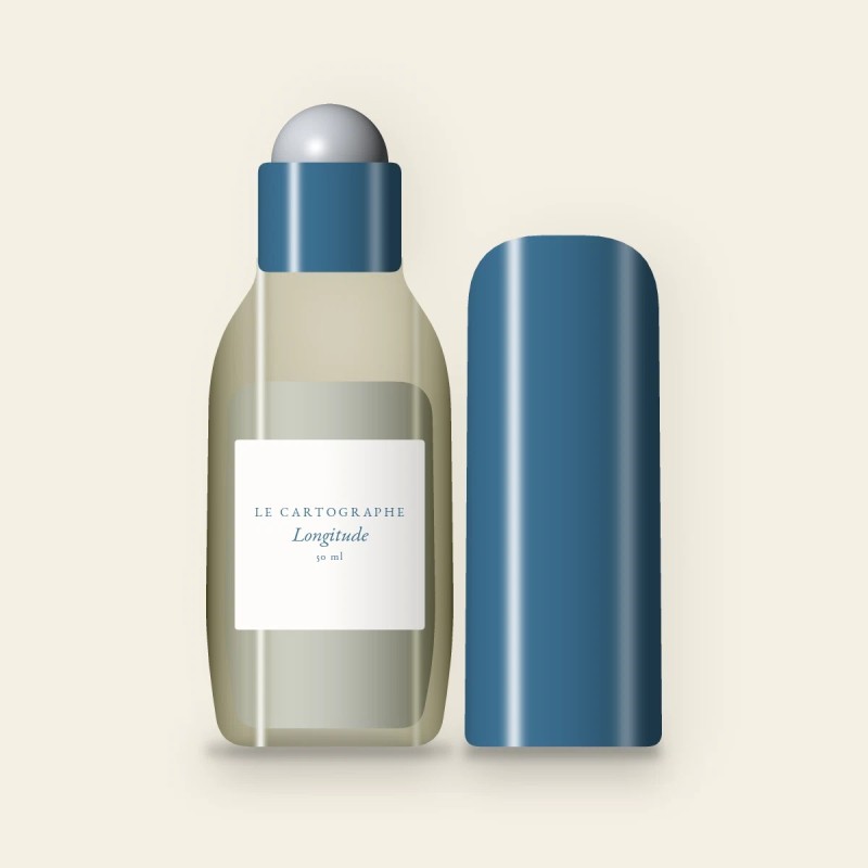 Déodorant Longitude au romarin – Le Cartographe, flacon roll-on 50 ml