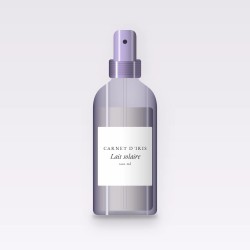 Lait solaire hydratation intense à la provitamine B5 SPF 50 – Carnet d'Iris, flacon spray 200 ml
