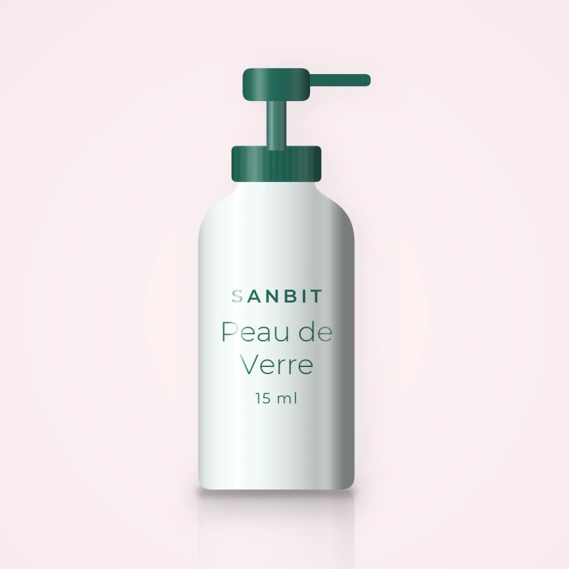 Peau de Verre sérum éclat – Sanbit, flacon-pompe 15 ml