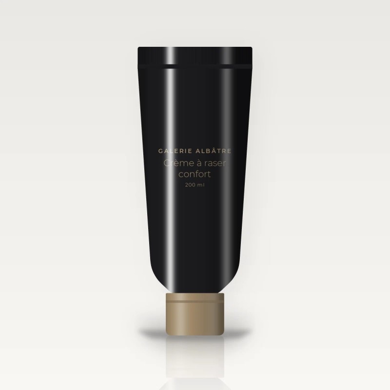 Crème à raser confort au sureau – Galerie Albâtre, tube 200 ml