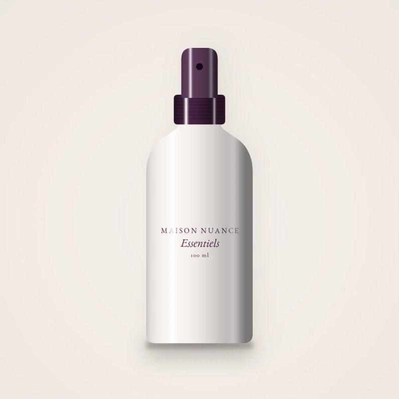 Brume parfumée Essentiels à la pêche blanche – Maison Nuance, flacon spray 100 ml