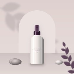 Brume parfumée Essentiels à la pêche blanche – Maison Nuance, photo d'ambiance