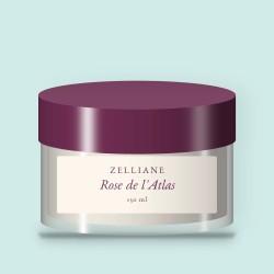 Masque capillaire Rose de l'Atlas à l'huile de baobab – Zelliane, pot 150 ml