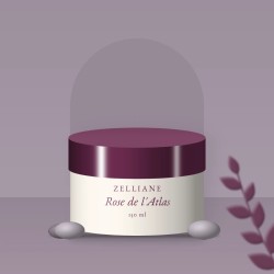Masque capillaire Rose de l'Atlas à l'huile de baobab – Zelliane, photo d'ambiance
