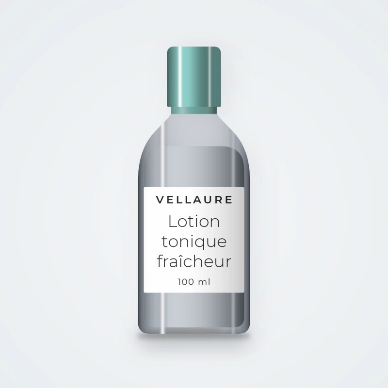 Lotion tonique fraîcheur à l'extrait de réglisse – Vellaure, flacon 100 ml