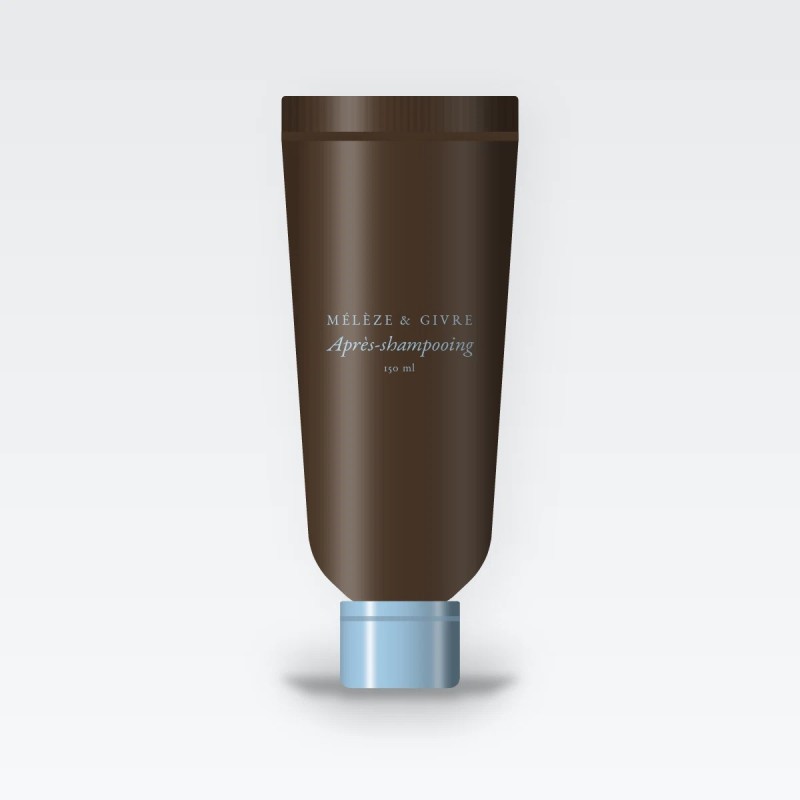 Après-shampooing anti-frisottis à l'extrait de bambou – Mélèze & Givre, tube 150 ml