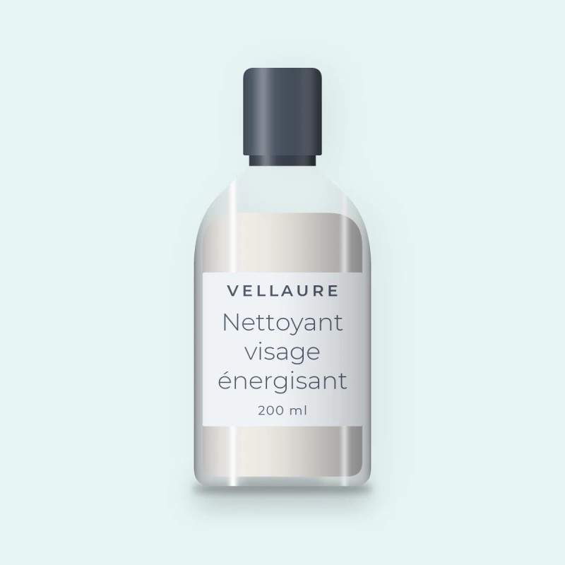 Nettoyant visage énergisant à l'extrait de thé vert – Vellaure, flacon 200 ml