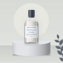 Nettoyant visage énergisant à l'extrait de thé vert – Vellaure, photo d'ambiance