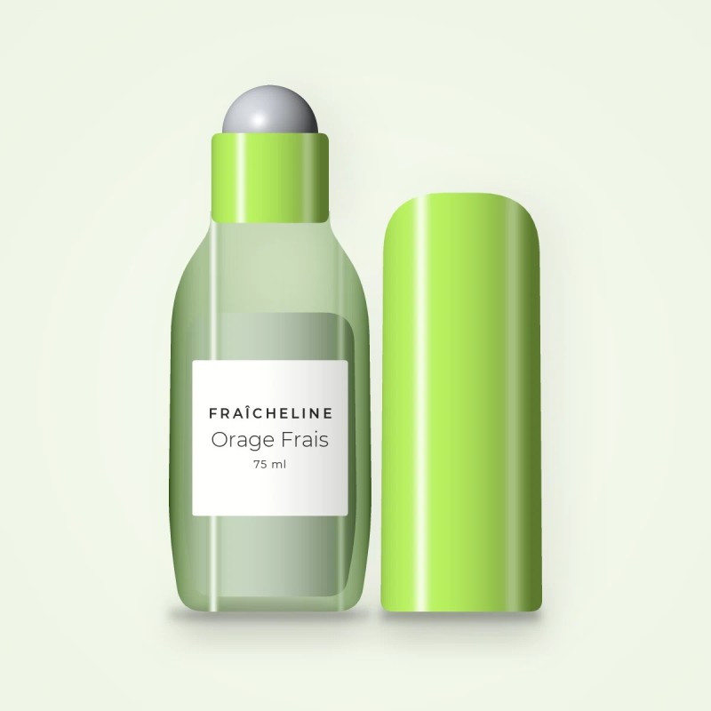 Déodorant Orage Frais à l'eau de coco – Fraîcheline, flacon roll-on 75 ml