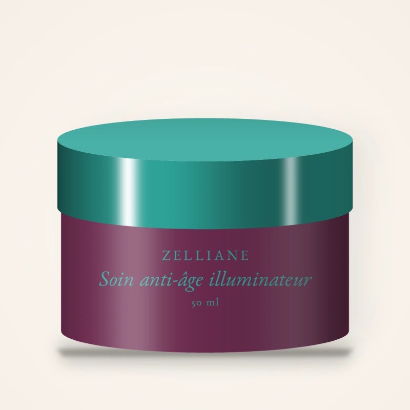 Soin anti-âge illuminateur à l'extrait d'edelweiss – Zelliane, pot 50 ml