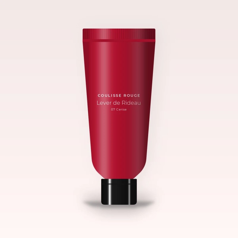Gloss longue tenue Lever de Rideau – Coulisse Rouge, tube 6 ml, teinte 07 Cerise
