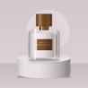 Parfum lumineux à la pêche blanche – Ambre Sépia, photo d'ambiance