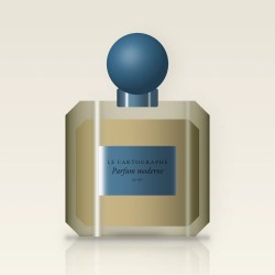 Parfum moderne au bois de gaïac pour homme – Le Cartographe, flacon 50 ml