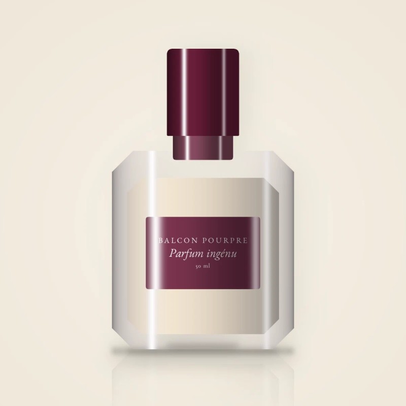 Parfum ingénu au citron de Sicile pour femme – Balcon Pourpre, flacon 50 ml