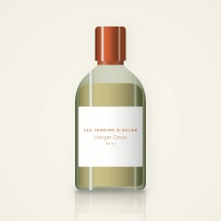 Huile corps sèche Verger Doux voluptueuse – Les Jardins d'Aulne, flacon 150 ml