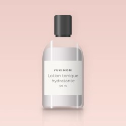 Lotion tonique hydratante à l'hydrolat de tilleul – Yukimori, flacon 100 ml
