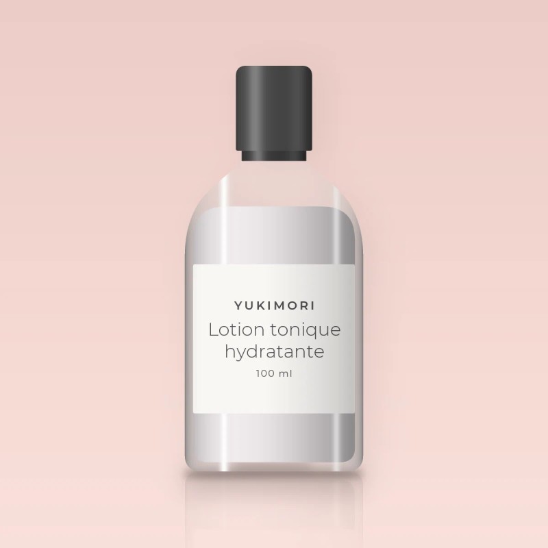Lotion tonique hydratante à l'hydrolat de tilleul – Yukimori, flacon 100 ml