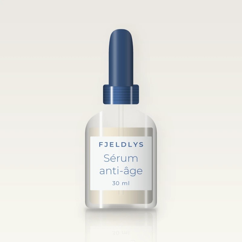 Sérum anti-âge à l'extrait d'edelweiss – Fjeldlys, flacon compte-gouttes 30 ml