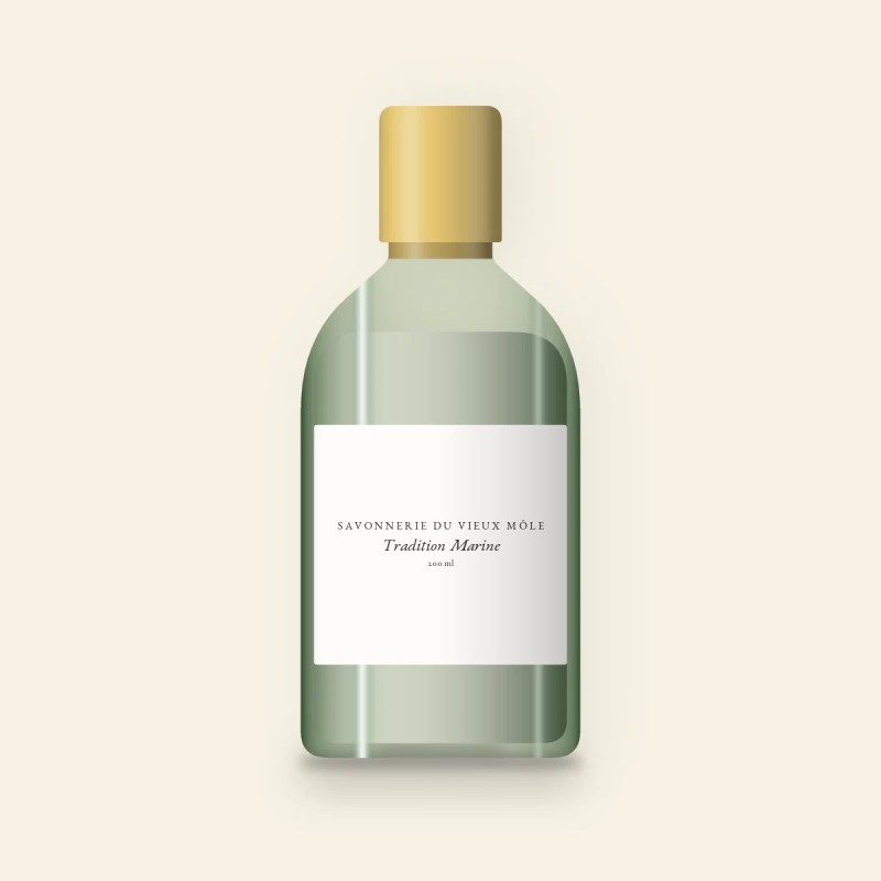 Lait corps Tradition Marine à l'huile de jojoba – Savonnerie du Vieux Môle, flacon 200 ml