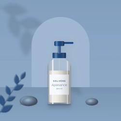 Nettoyant visage énergisant Apaisance – Halvène, photo d'ambiance