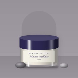 Masque capillaire nutrition intense à la graine de lin – Herbier de Lune, photo d'ambiance