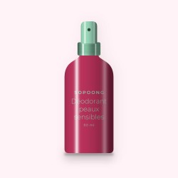 Déodorant soin peaux sensibles au bambou – Sopoong, flacon spray 50 ml
