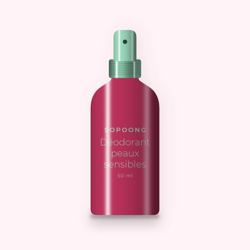 Déodorant soin peaux sensibles au bambou – Sopoong, flacon spray 50 ml