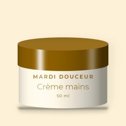 Crème mains et pieds protection intense à l'huile de sésame – Mardi Douceur, pot 50 ml