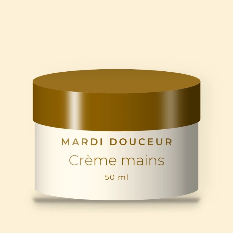 Crème mains et pieds protection intense à l'huile de sésame – Mardi Douceur, pot 50 ml