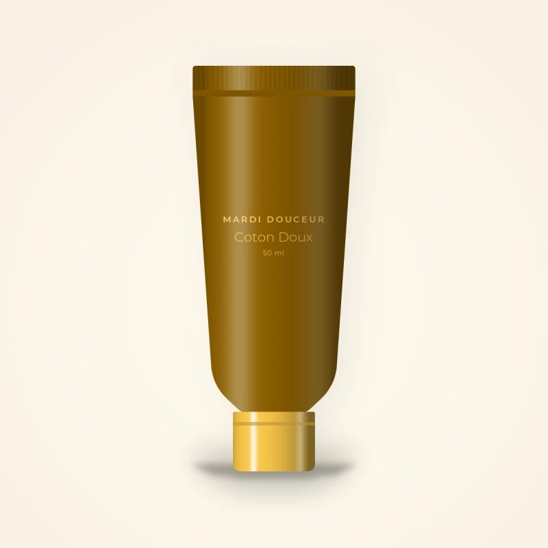 Coton Doux crème solaire visage perfectrice SPF 50 – Mardi Douceur, tube 50 ml