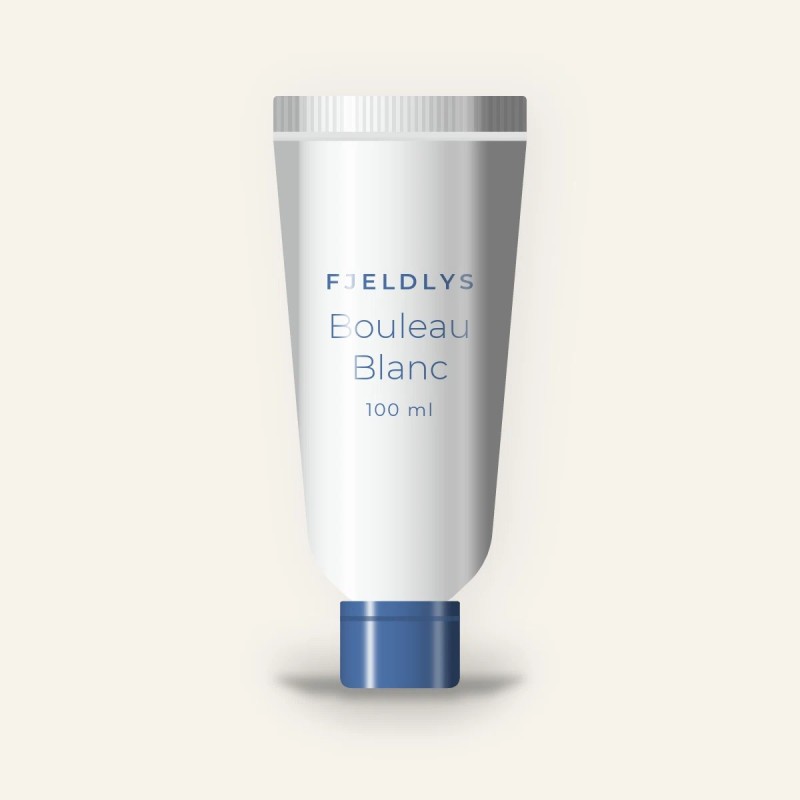 Gommage visage Bouleau Blanc à l'extrait de papaye – Fjeldlys, tube 100 ml